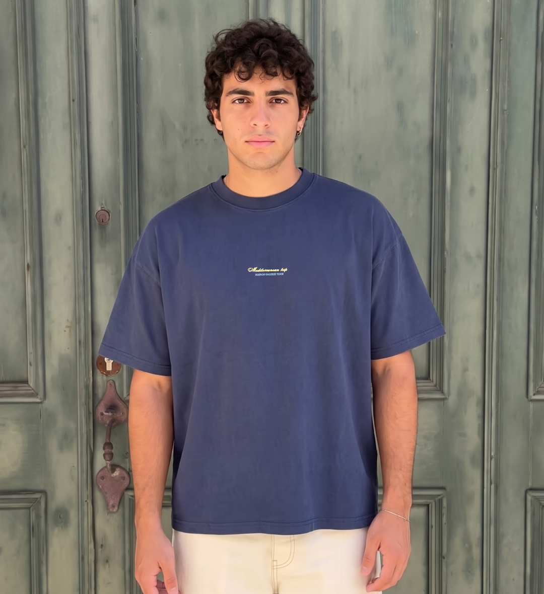 Mediterranean Trip Tee Blue