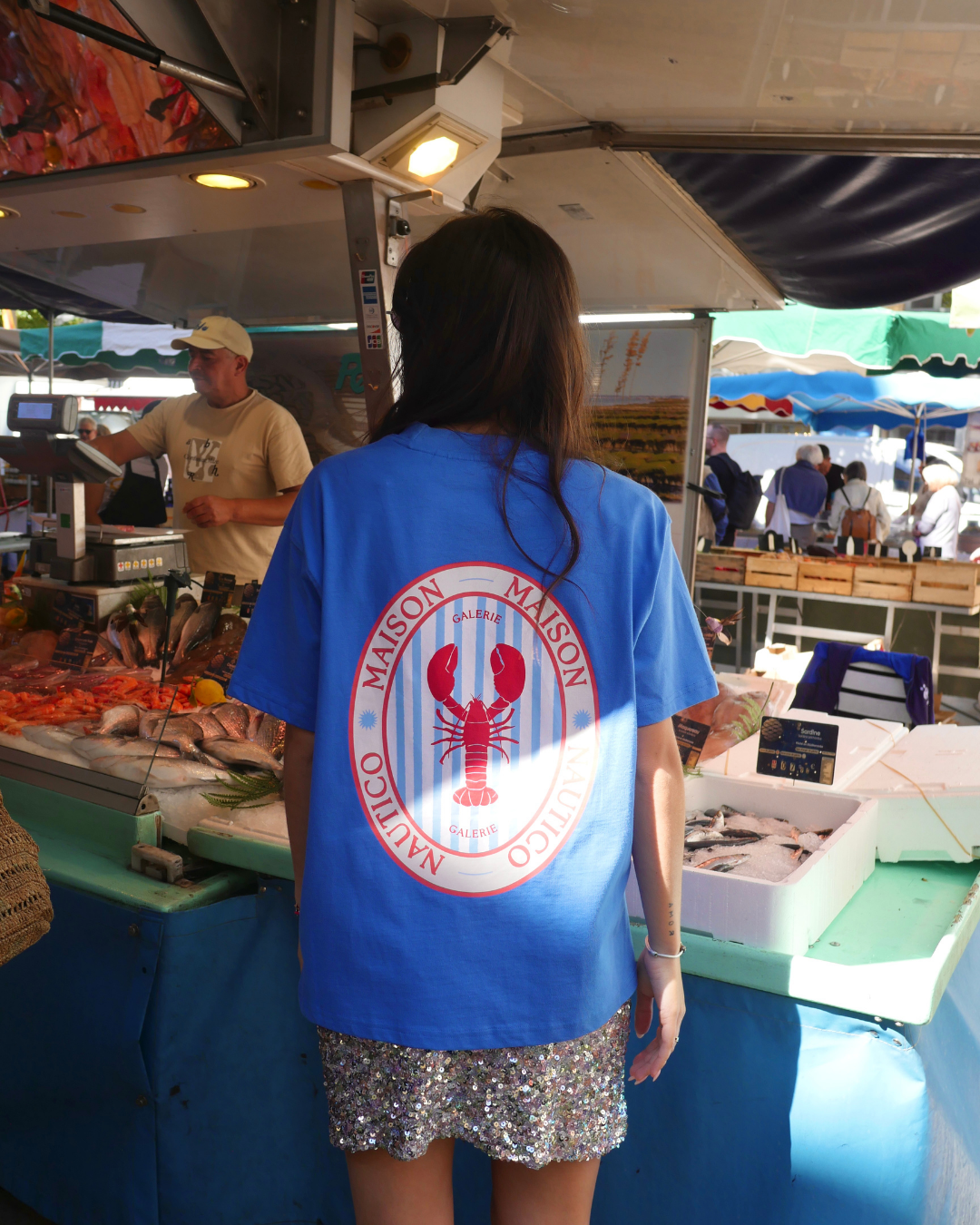 Lobster Tee Blue