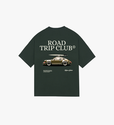 Road Trip Club Tee Green