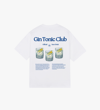 Gin Tonic Club Tee White