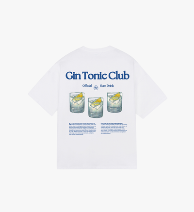 Gin Tonic Club Tee White